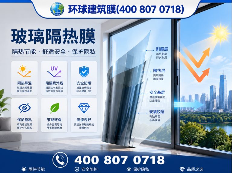 漳州节能隔热膜展示图